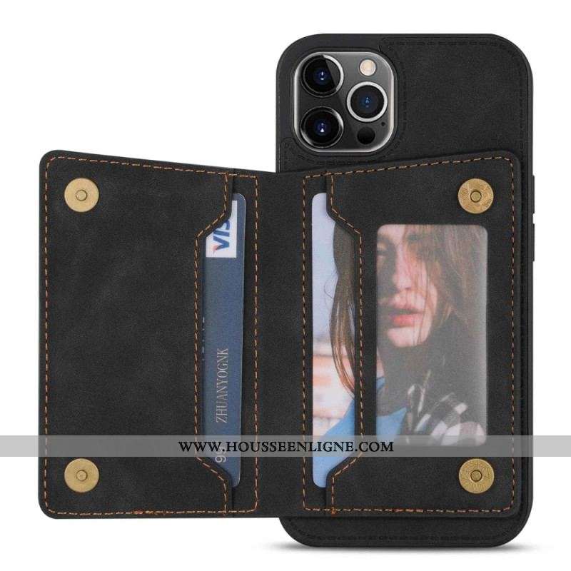 Coque iPhone 14 Pro Porte-Cartes Support