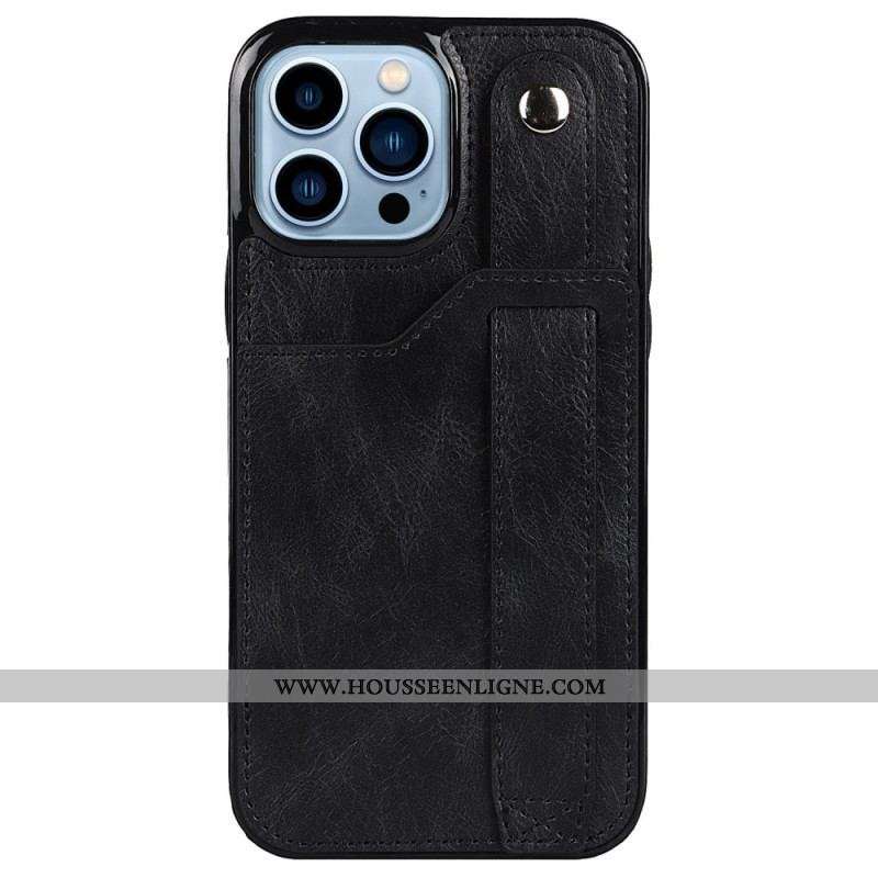 Coque iPhone 14 Pro RFID Porte-Cartes avec Sangle