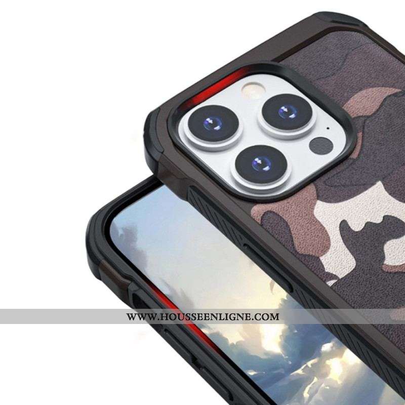 Coque iPhone 14 Pro Renforcée Camouflage