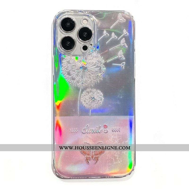 Coque iPhone 14 Pro Silicone Laser Motif