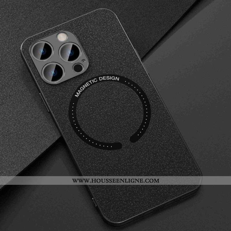 Coque iPhone 14 Pro Simili Cuir Compatible Magsafe