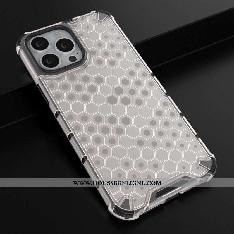 Coque iPhone 14 Pro Style Nid d'Abeille