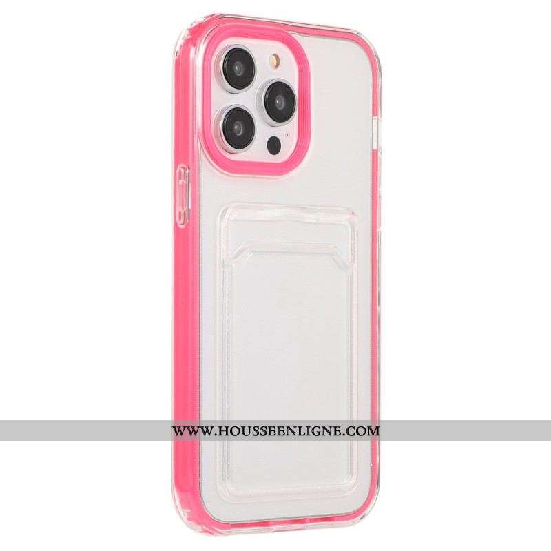 Coque iPhone 14 Pro Transparente Porte-Carte