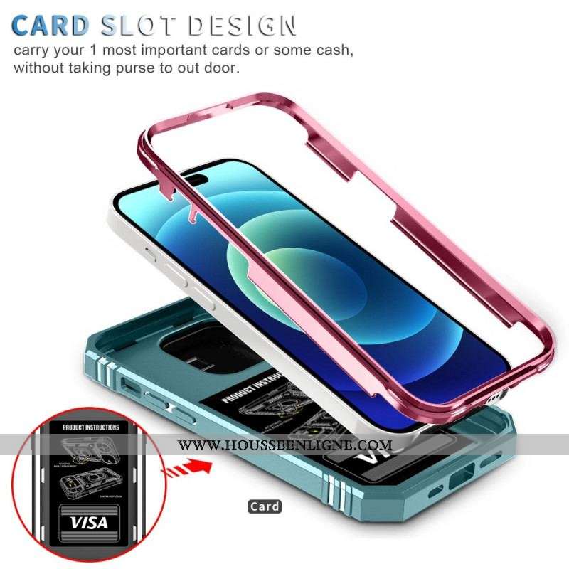 Coque iPhone 14 Pro Ultra Résistante Multi-Fonctionnelle Bicolore