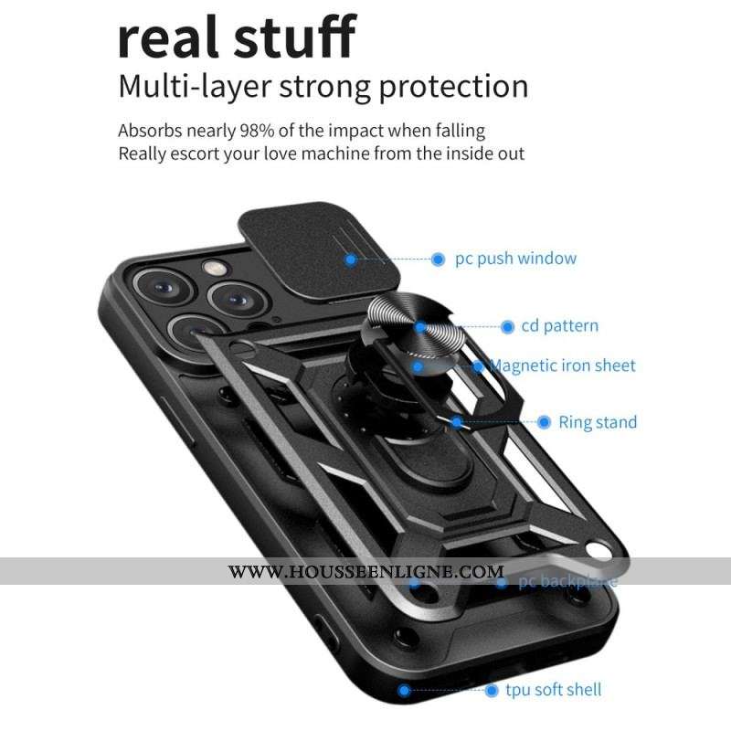 Coque iPhone 14 Pro Ultra Résistante Multi-Fonctionnelle