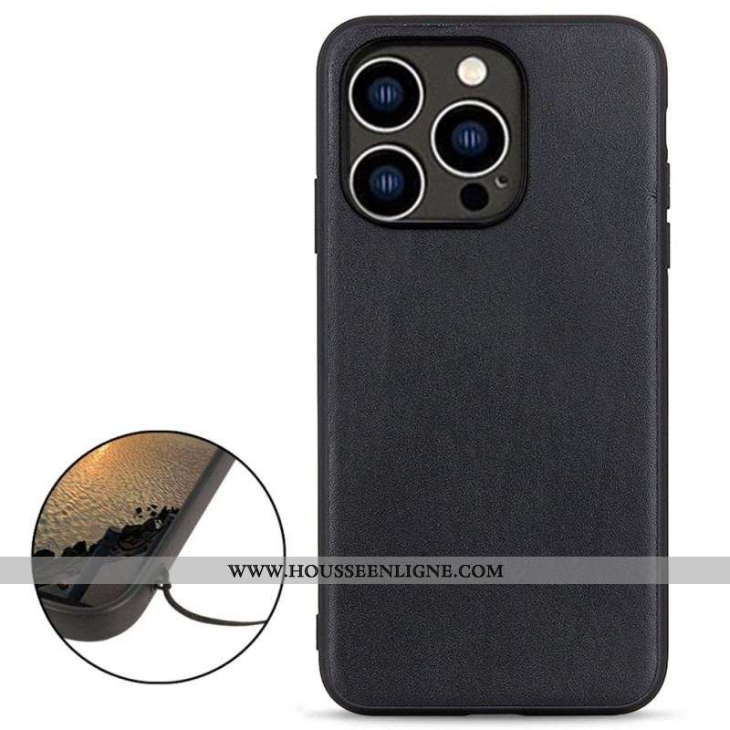 Coque iPhone 14 Pro Véritable Cuir