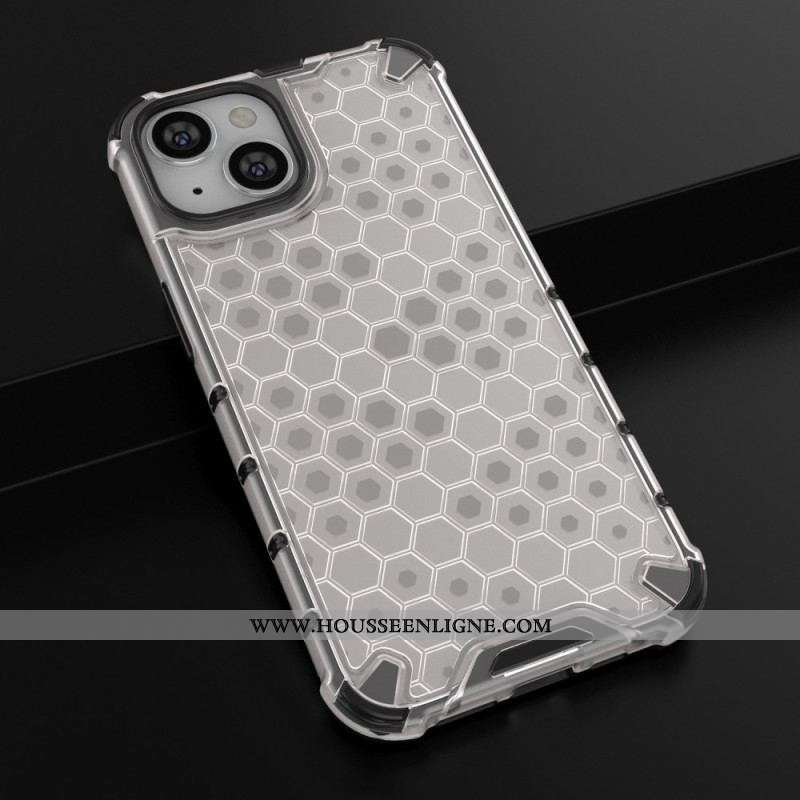 Coque iPhone 14 Style Nid d'Abeille