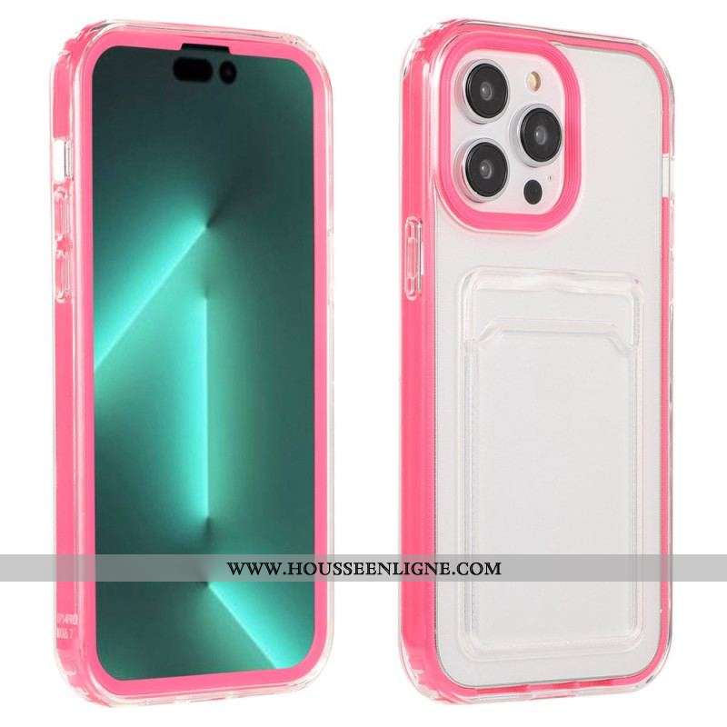 Coque iPhone 14 Transparente Porte-Carte