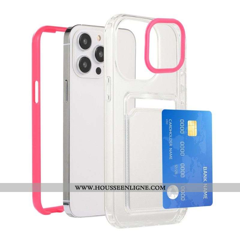 Coque iPhone 14 Transparente Porte-Carte