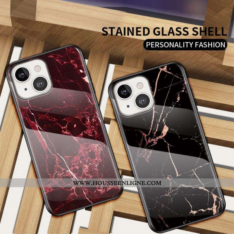 Coque iPhone 14 Verre Trempé Marbre