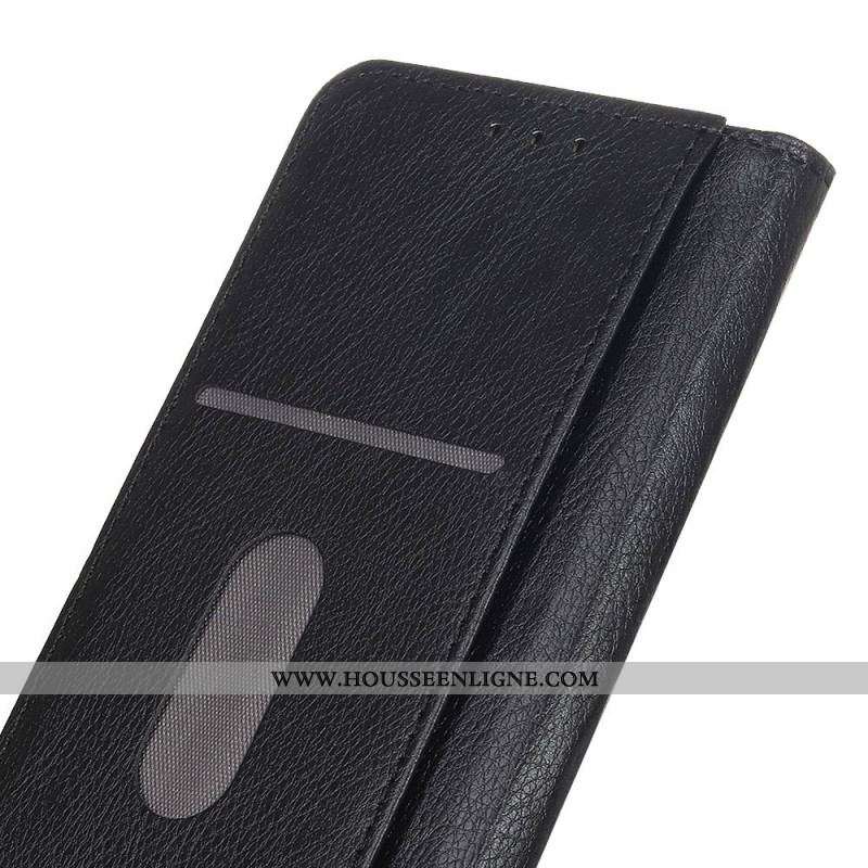 Flip Cover Moto E40 / E30 / E20 Cuir Fendu Texturé