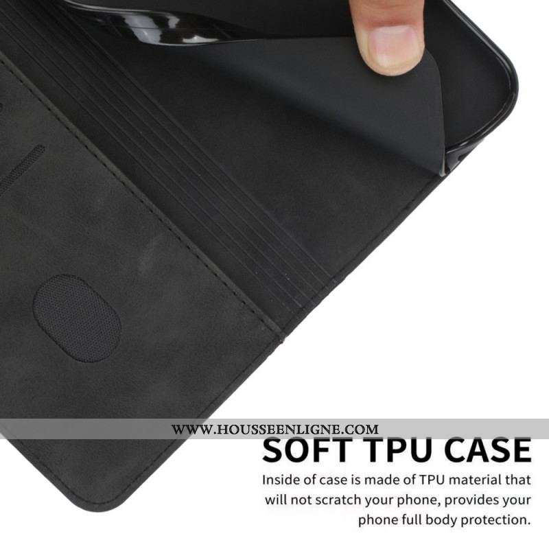 Flip Cover Moto E40 / E30 / E20 Effet Cuir Géo