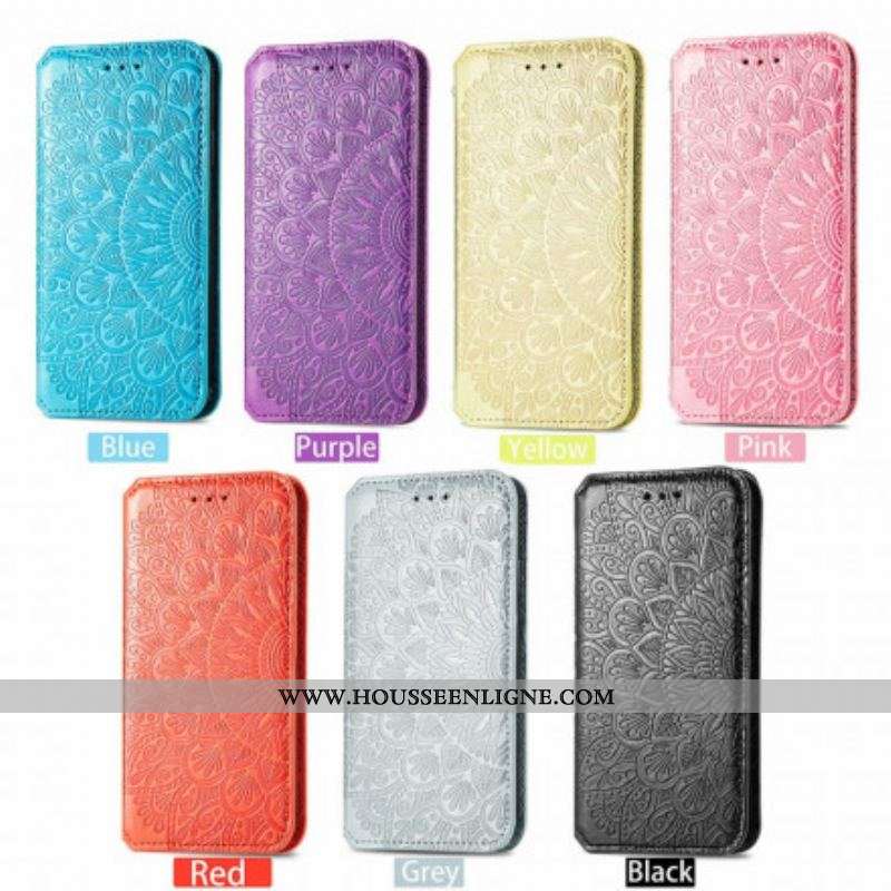 Flip Cover Motorola Edge 20 Lite Mandala