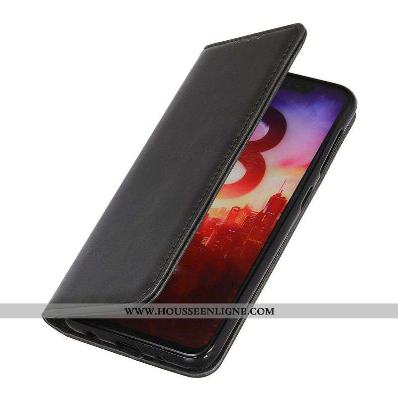 Flip Cover OnePlus Nord 2 5G Cuir Fendu Matte