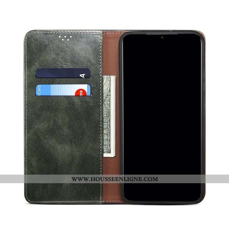 Flip Cover OnePlus Nord 2 5G Simili Cuir Ciré