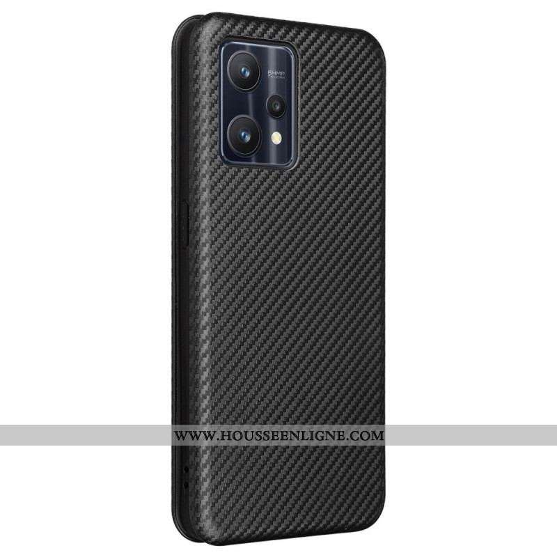 Flip Cover OnePlus Nord CE 2 Lite 5G Texture Fibre Carbone