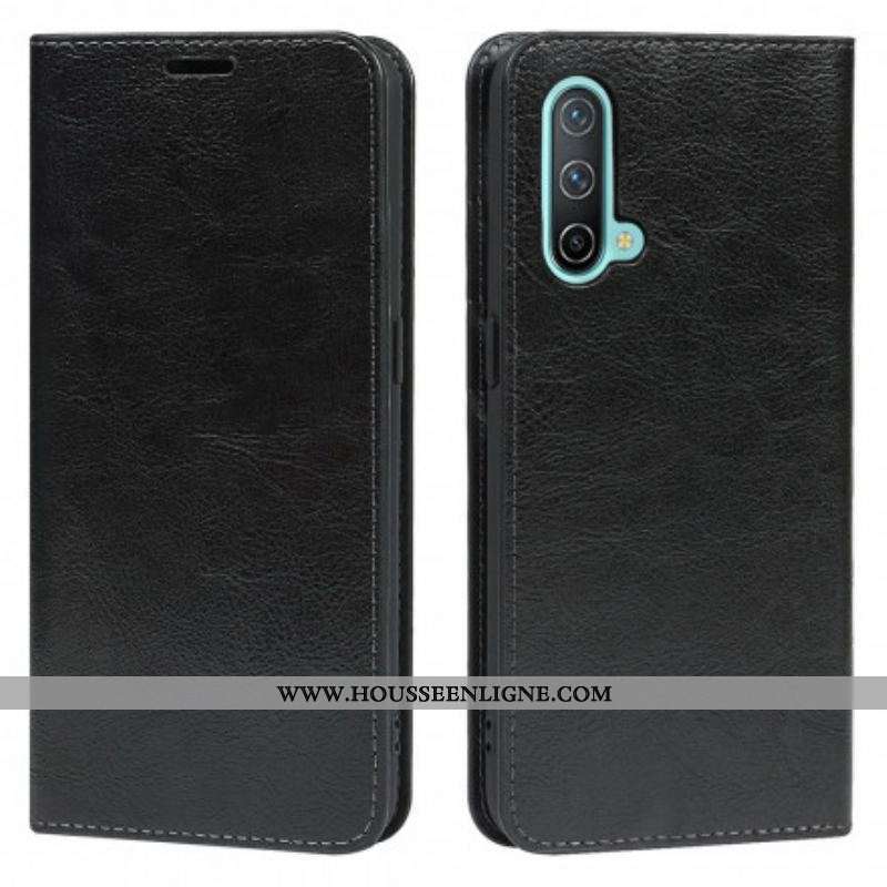 Flip Cover OnePlus Nord CE 5G Cuir Véritable