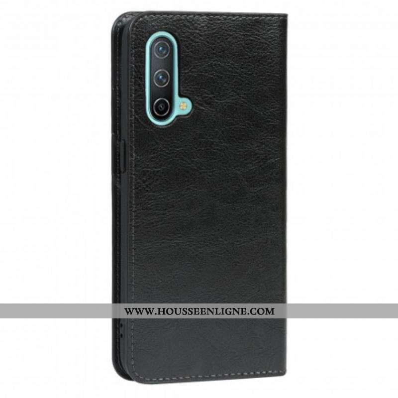 Flip Cover OnePlus Nord CE 5G Cuir Véritable