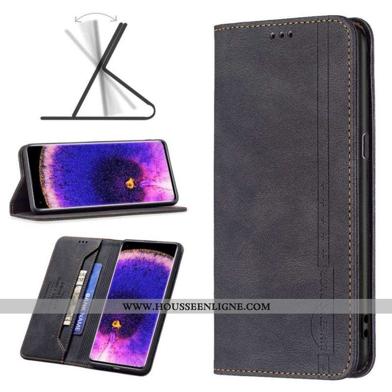 Flip Cover Oppo Find X5 Lite Binfen Color Classique