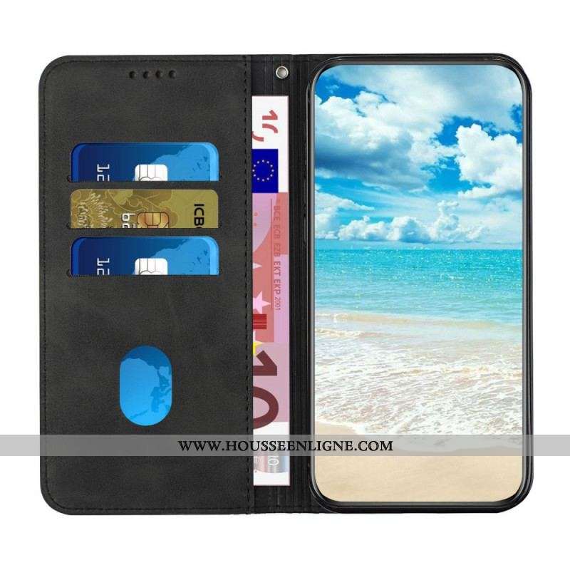 Flip Cover Oppo Find X5 Simili Cuir Motif