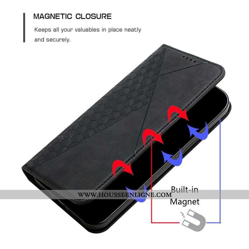 Flip Cover Oppo Find X5 Simili Cuir Motif