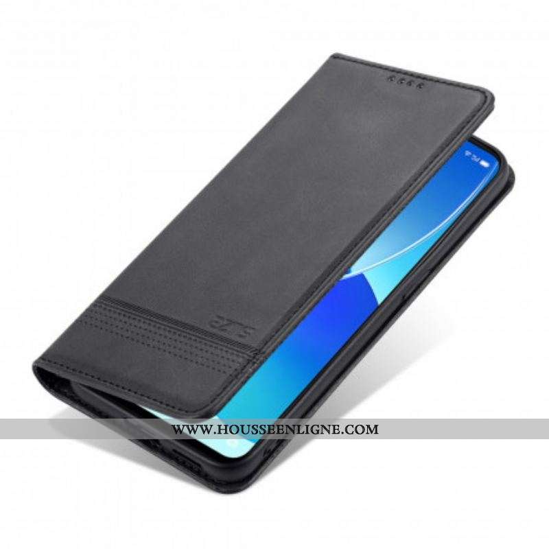 Flip Cover Oppo Reno 6 5G Style Cuir AZNS