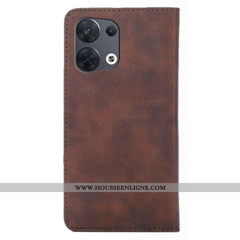 Flip Cover Oppo Reno 8 Effet Cuir