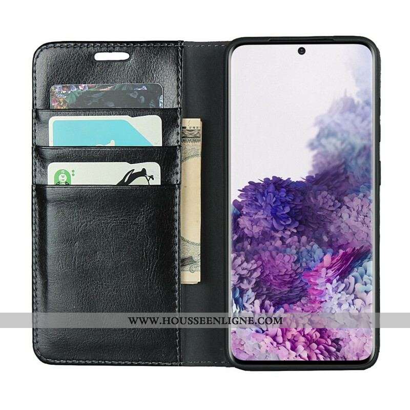 Flip Cover SSamsung Galaxy S20 Plus / S20 Plus 5G Cuir Véritable