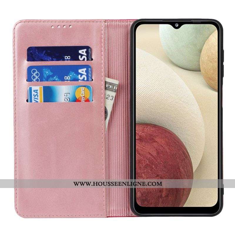 Flip Cover Samsung Galaxy A12 / M12 Bicolore Style Cuir