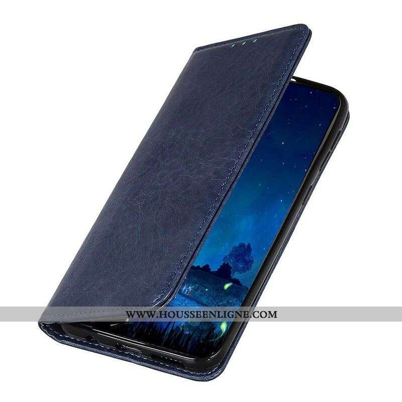 Flip Cover Samsung Galaxy A12 / M12 Style Cuir Fendu