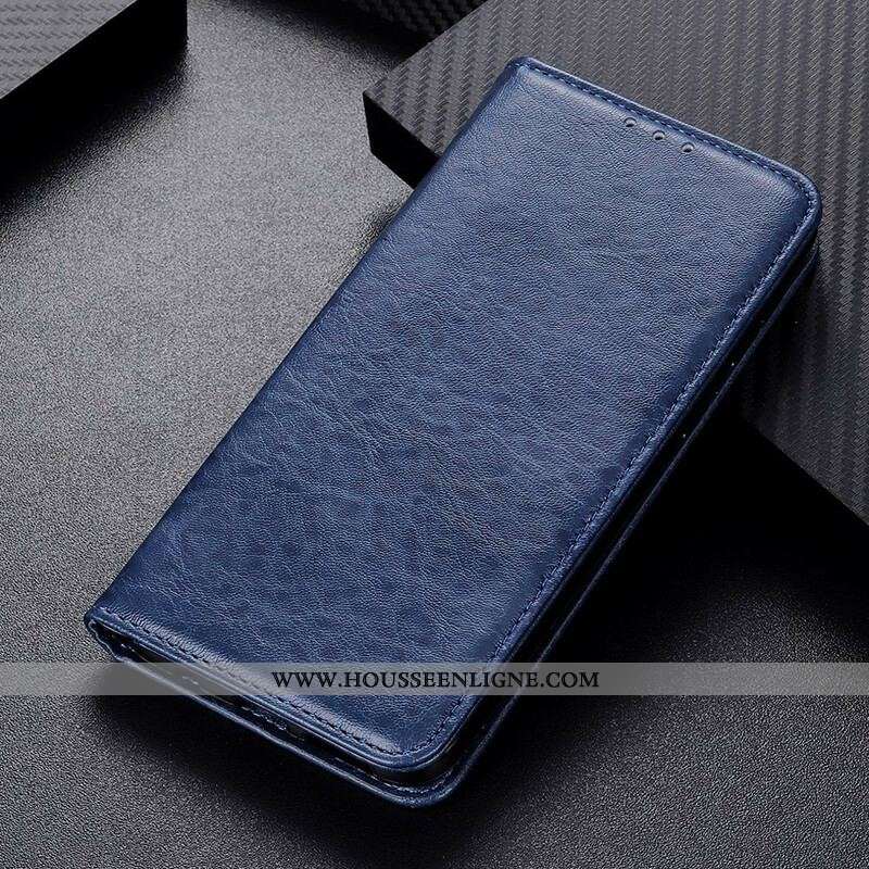 Flip Cover Samsung Galaxy A12 / M12 Style Cuir Fendu