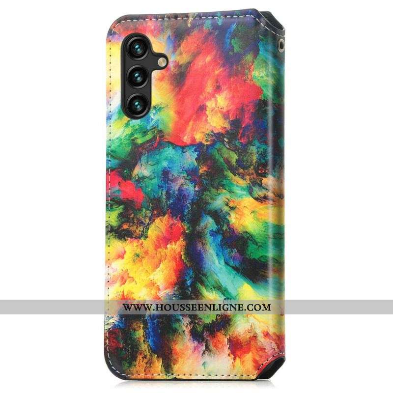 Flip Cover Samsung Galaxy A13 5G / A04s Design RFID Caseneo