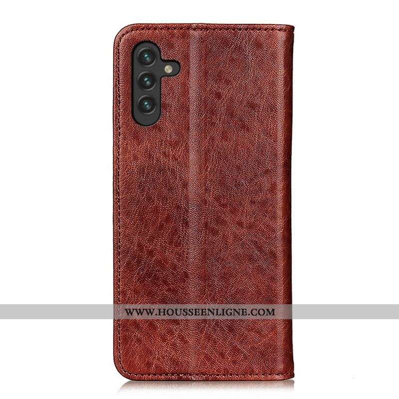 Flip Cover Samsung Galaxy A13 5G / A04s Texture Cuir