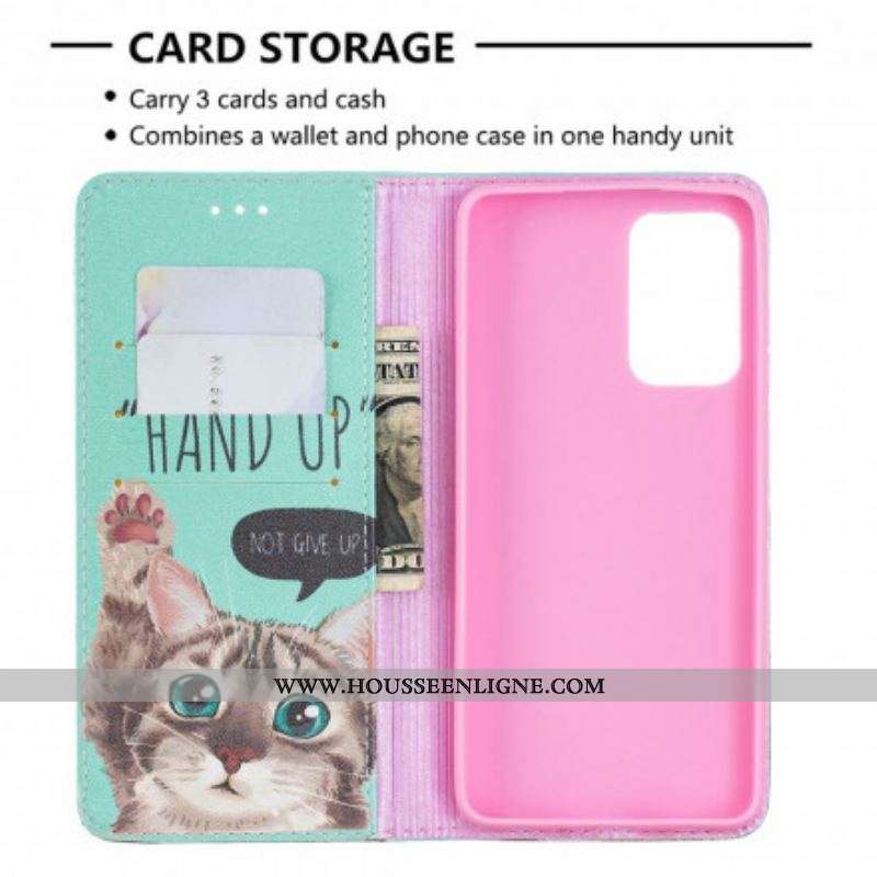 Flip Cover Samsung Galaxy A52 4G / A52 5G / A52s 5G Hand Up