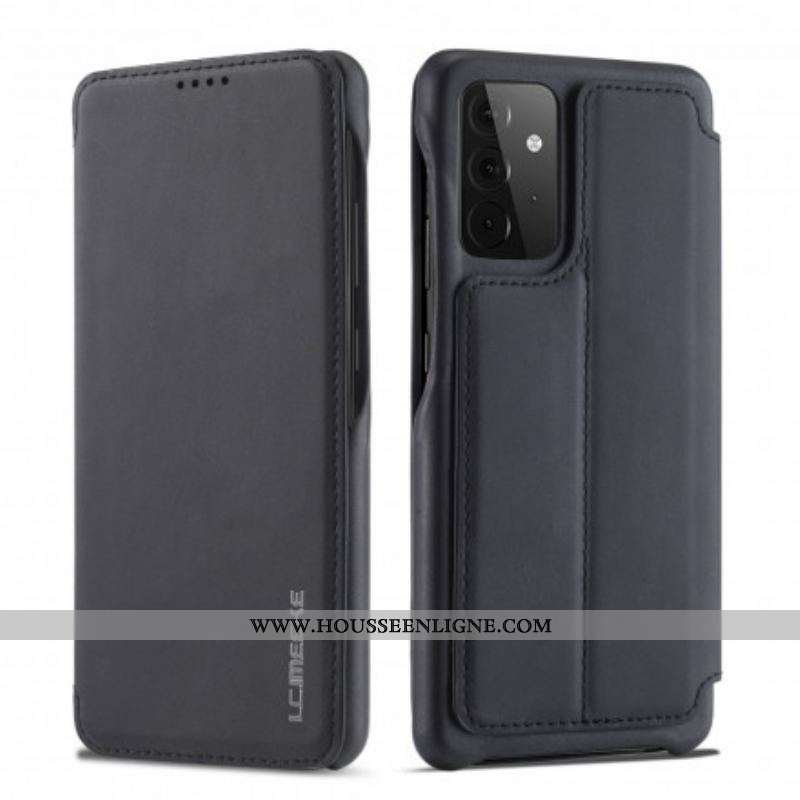 Flip Cover Samsung Galaxy A52 4G / A52 5G / A52s 5G LC.IMEEKE Effet Cuir