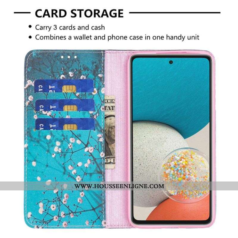 Flip Cover Samsung Galaxy A53 5G Branches Fleuries