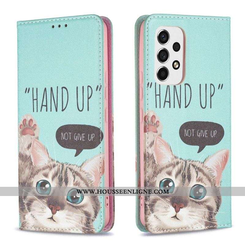 Flip Cover Samsung Galaxy A53 5G Hand Up