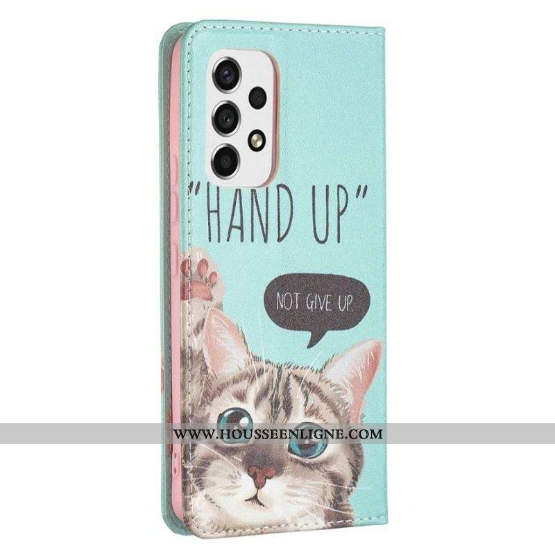 Flip Cover Samsung Galaxy A53 5G Hand Up