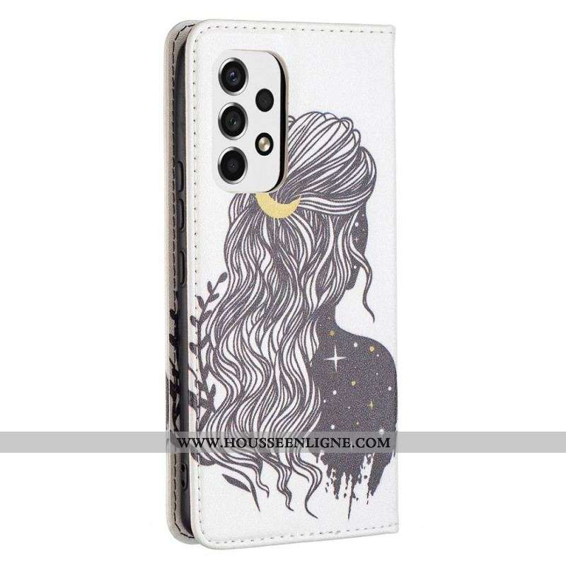 Flip Cover Samsung Galaxy A53 5G Jolie Chevelure