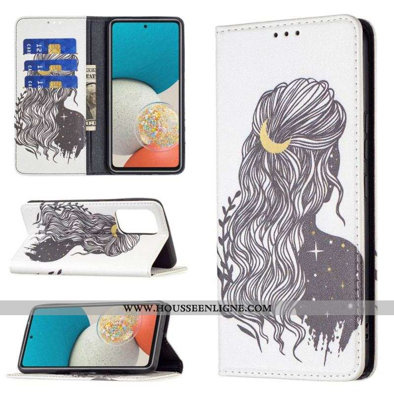 Flip Cover Samsung Galaxy A53 5G Jolie Chevelure