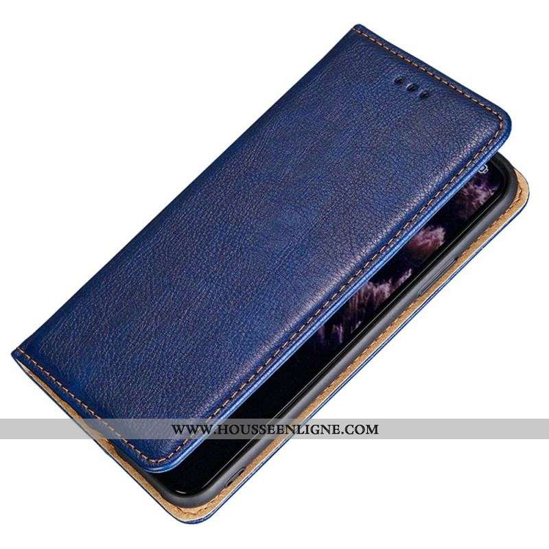 Flip Cover Samsung Galaxy A53 5G Simili Cuir Coutures