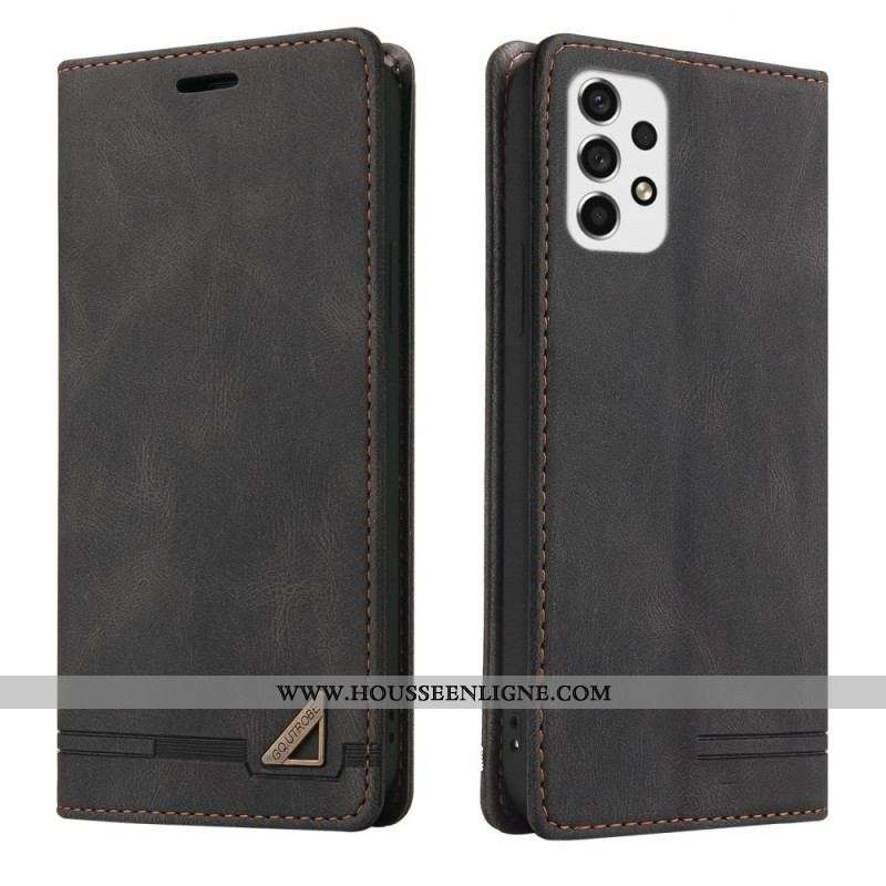 Flip Cover Samsung Galaxy A53 5G Simili Cuir GQ.UTROBE