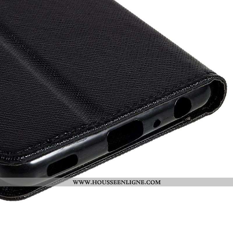 Flip Cover Samsung Galaxy A53 5G Simili Cuir Texturé