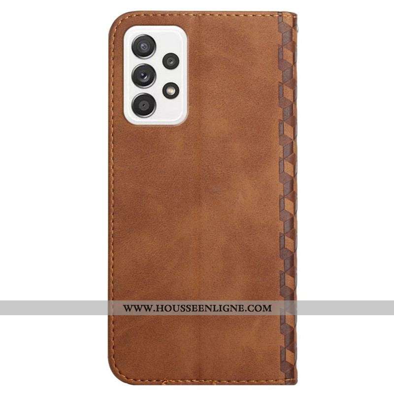 Flip Cover Samsung Galaxy A53 5G Style Cuir Motif 3D