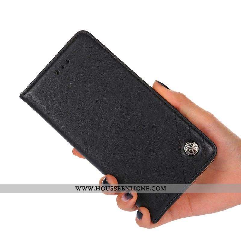 Flip Cover Samsung Galaxy A53 5G Style Cuir Rivet