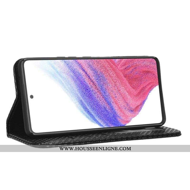 Flip Cover Samsung Galaxy A53 5G Texture 3D