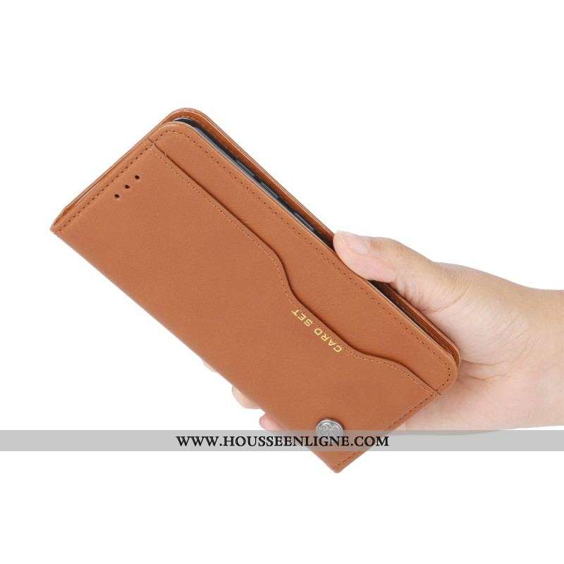 Flip Cover Samsung Galaxy A54 5G Simili Cuir Porte-Cartes