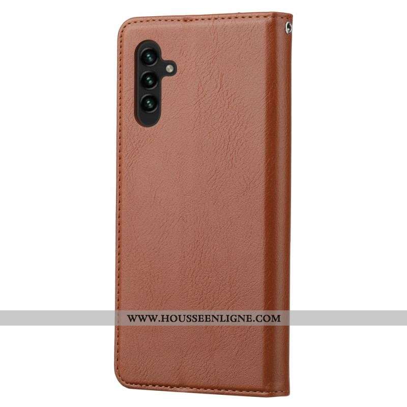 Flip Cover Samsung Galaxy A54 5G Simili Cuir Porte-Cartes