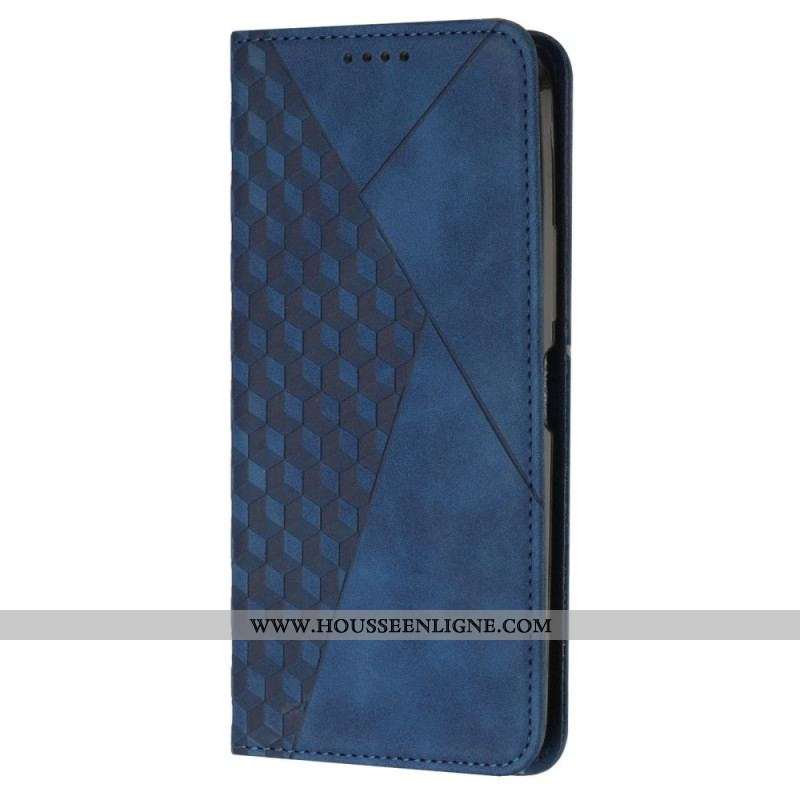 Flip Cover Samsung Galaxy A54 5G Style Cuir Motif 3D