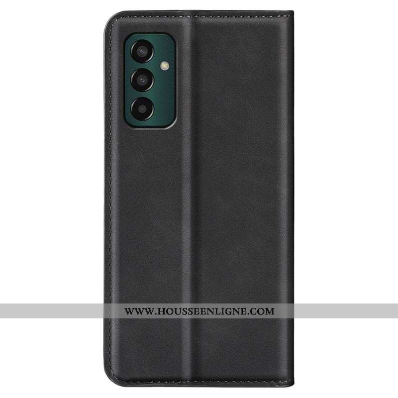 Flip Cover Samsung Galaxy M13 Effet Cuir